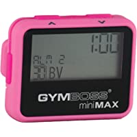 Los mejores  - Temporizador de Intervalo y Cronómetro Gymboss miniMAX – Revestimiento Suave Rosa-Rosa Claro